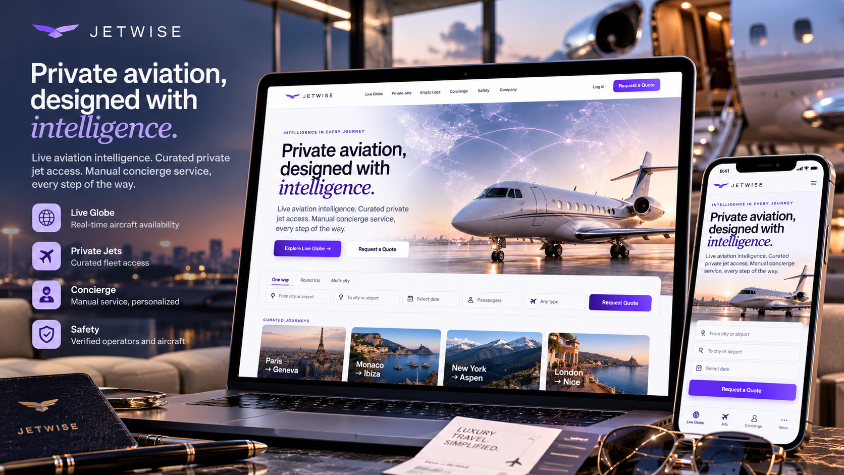 Jetwise — Intelligent Private Aviation Platform