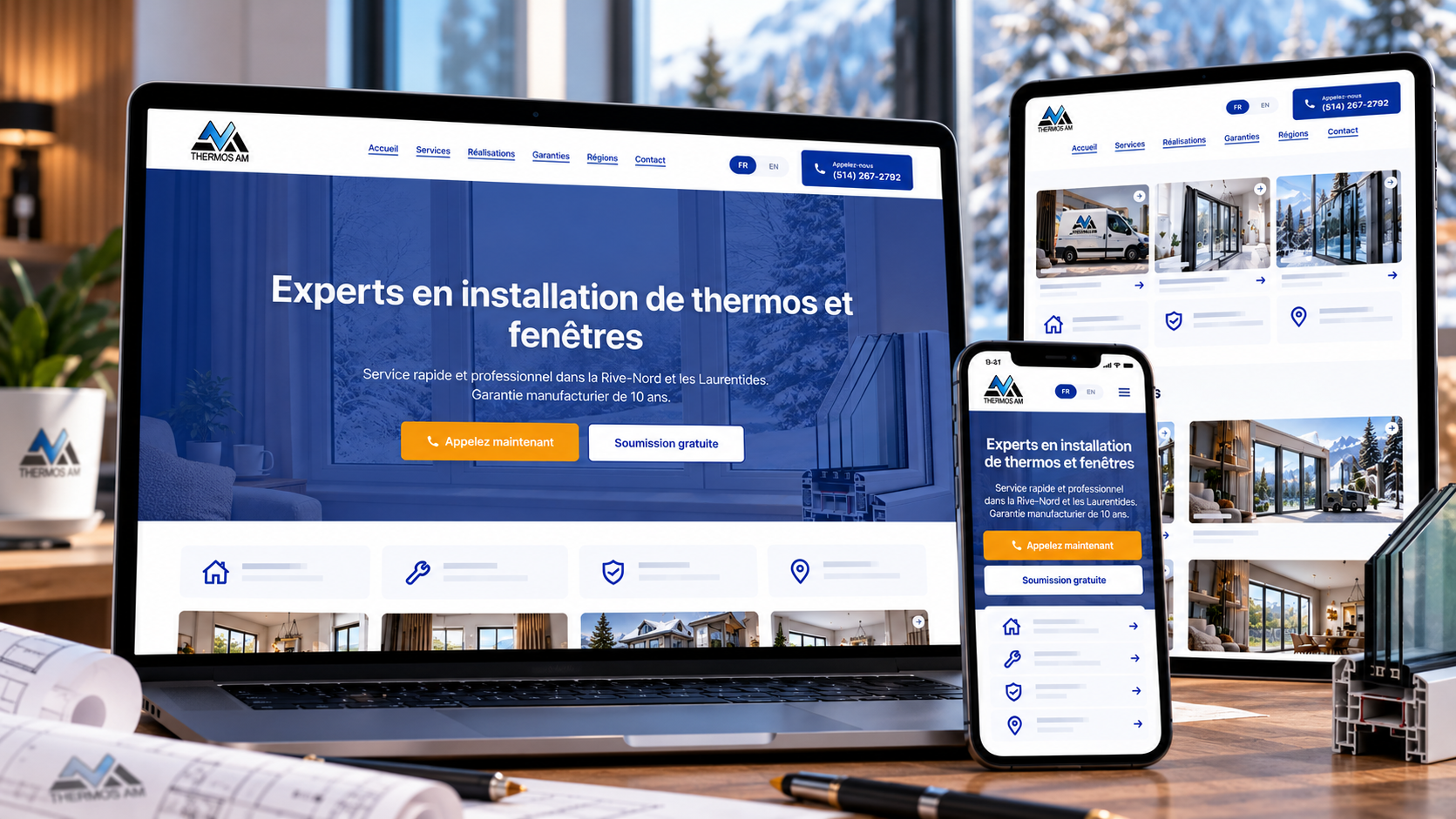 Thermos-am.ca — Site d’entreprise local