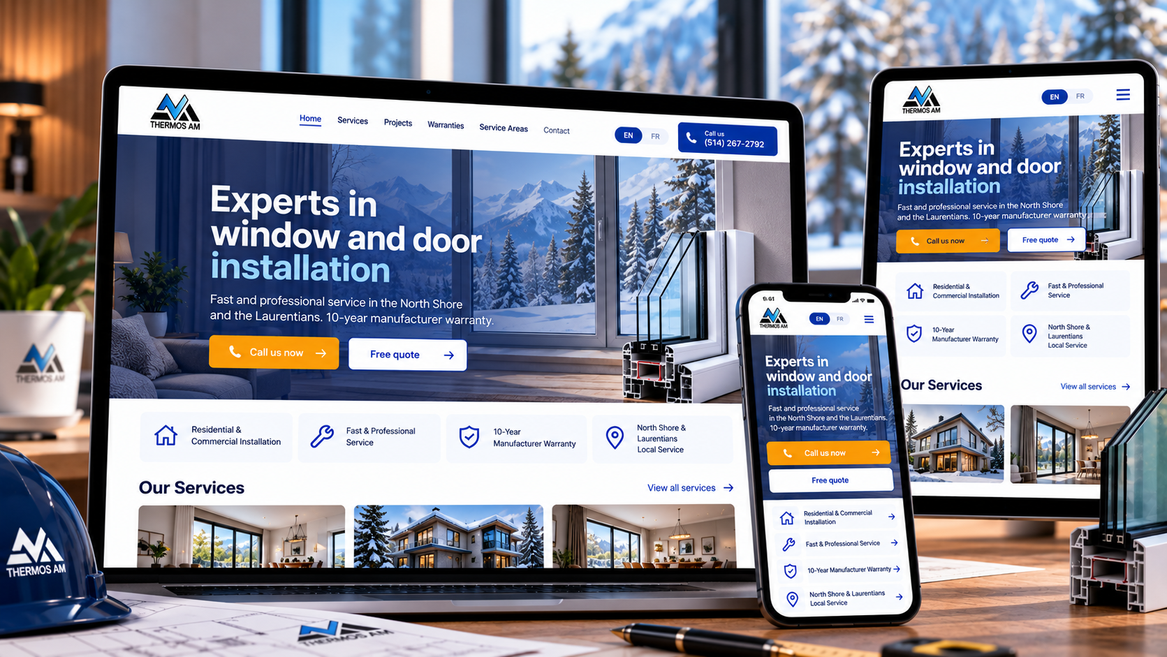 Thermos-am.ca — Local company website