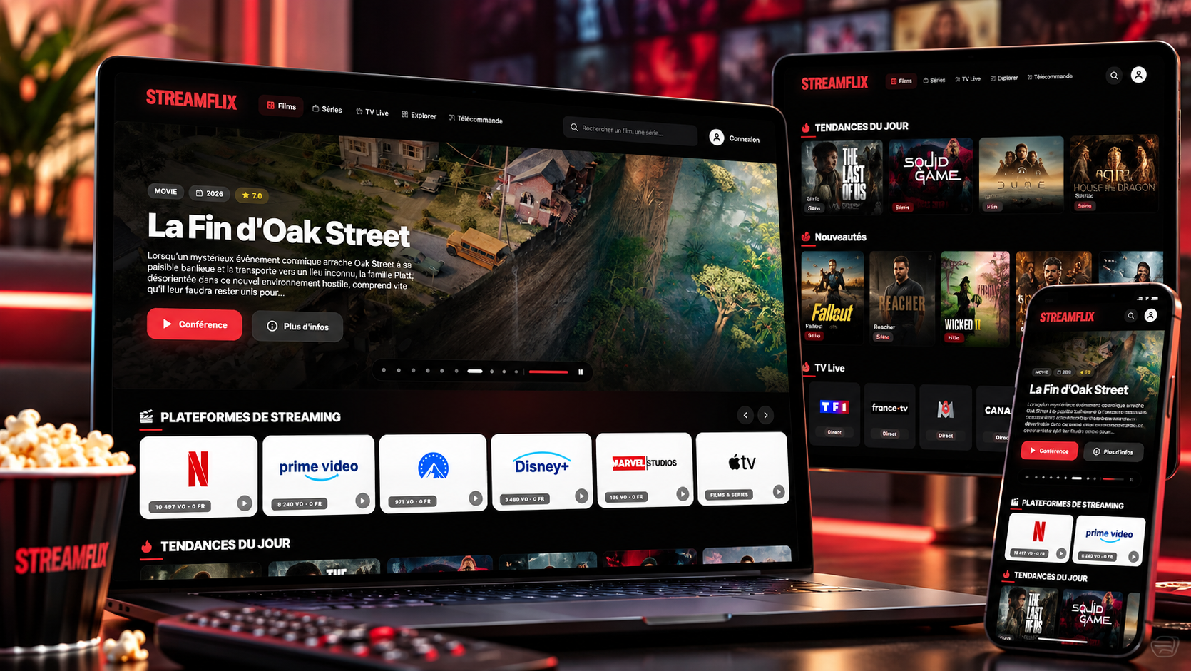 Streamflix — Plateforme de découverte et d’agrégation streaming
