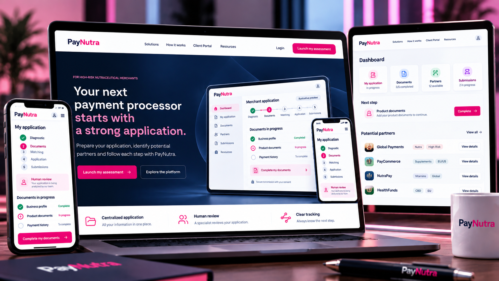 PayNutra — Merchant Payment Readiness & Application Platform
